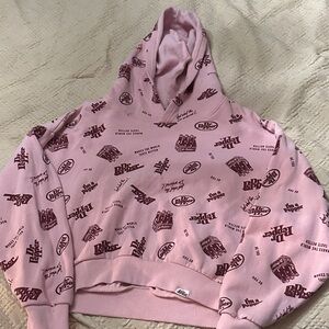 Pink Graphic Women's Hoodie